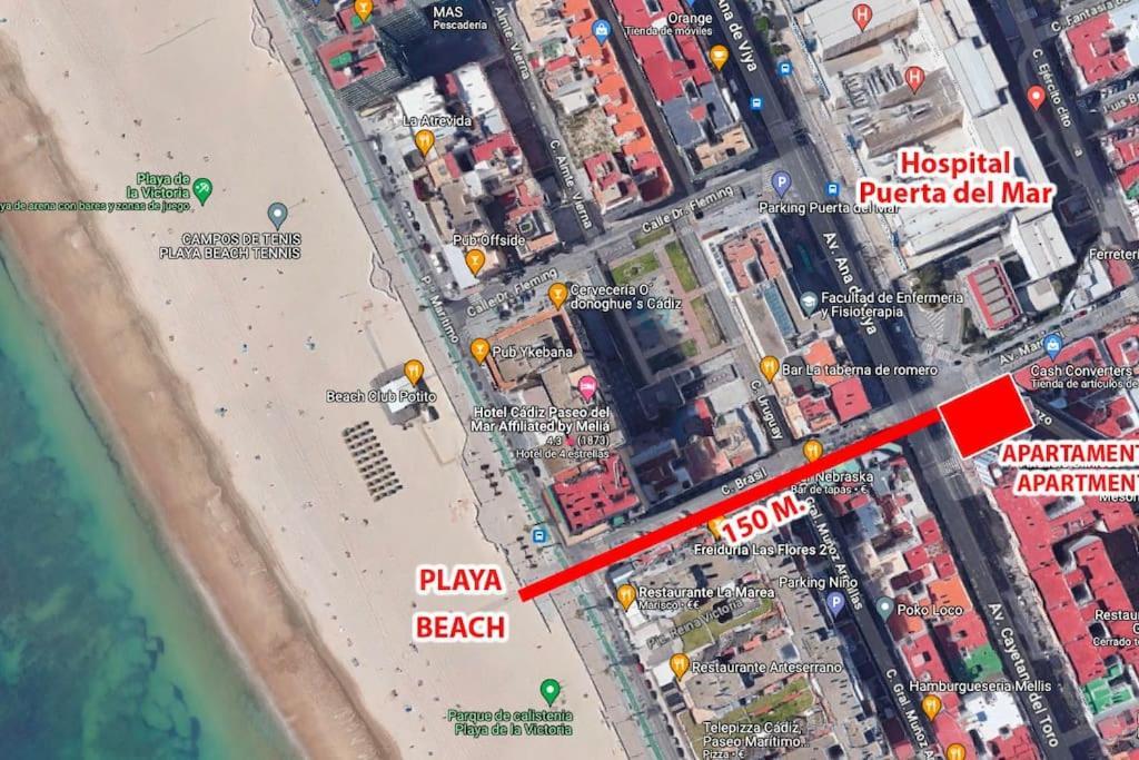 Apartamento Puerta Del Mar Cádiz Kültér fotó